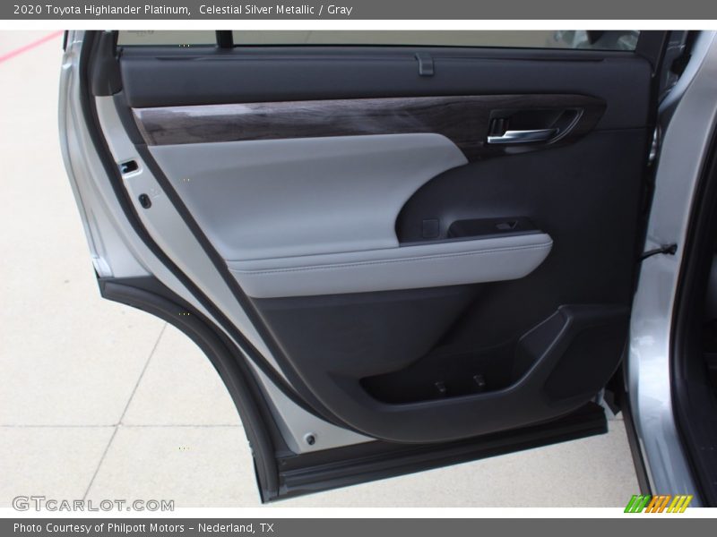 Celestial Silver Metallic / Gray 2020 Toyota Highlander Platinum