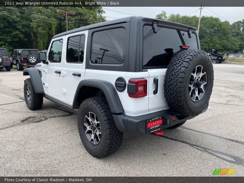 Bright White / Black 2021 Jeep Wrangler Unlimited Rubicon 4x4