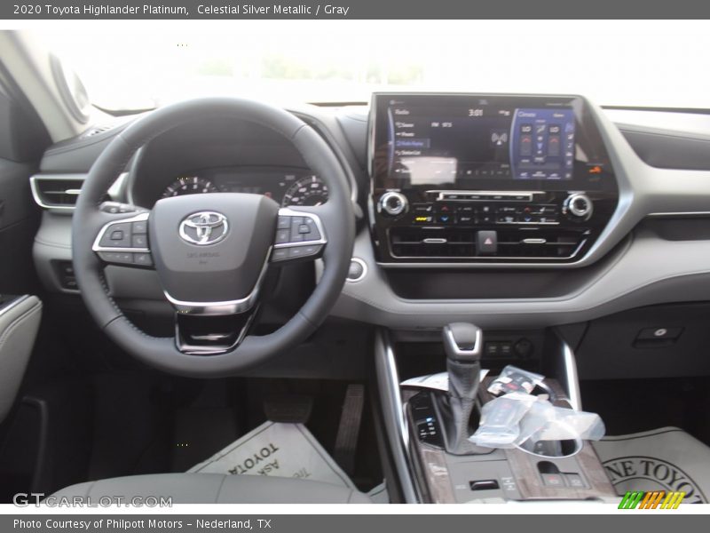 Celestial Silver Metallic / Gray 2020 Toyota Highlander Platinum