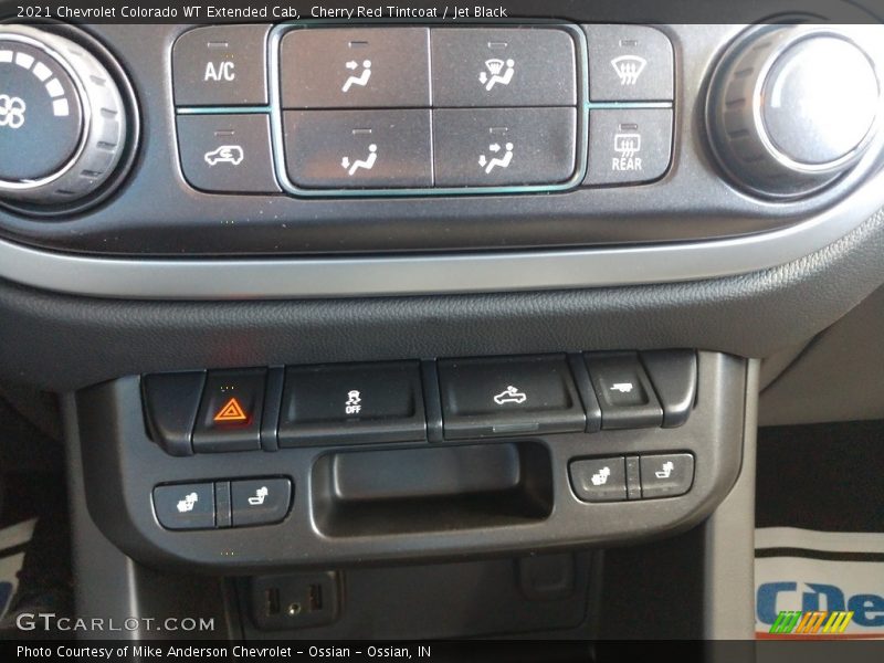 Cherry Red Tintcoat / Jet Black 2021 Chevrolet Colorado WT Extended Cab