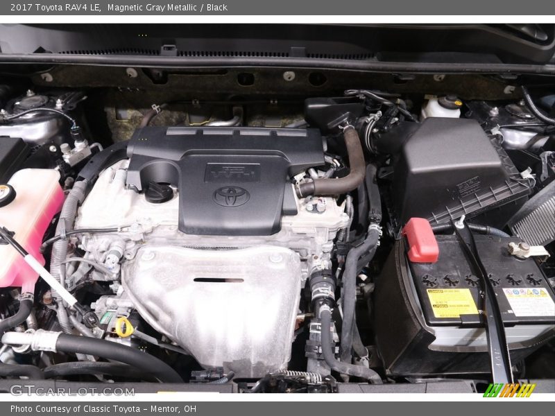 Magnetic Gray Metallic / Black 2017 Toyota RAV4 LE