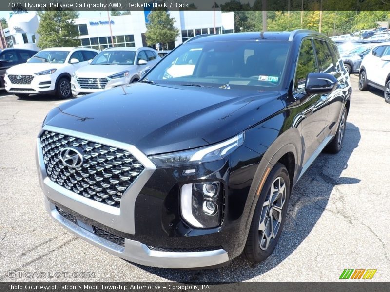 Becketts Black / Black 2021 Hyundai Palisade Calligraphy AWD