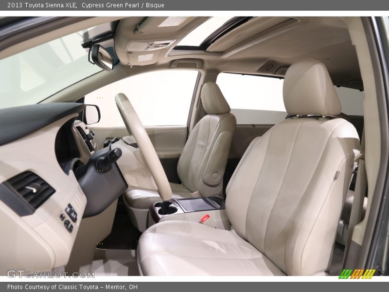 Cypress Green Pearl / Bisque 2013 Toyota Sienna XLE