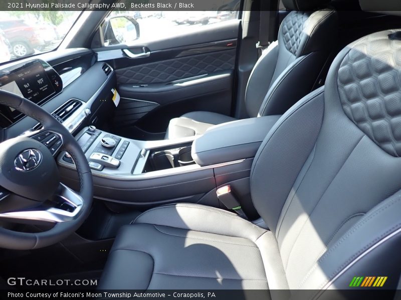 Front Seat of 2021 Palisade Calligraphy AWD