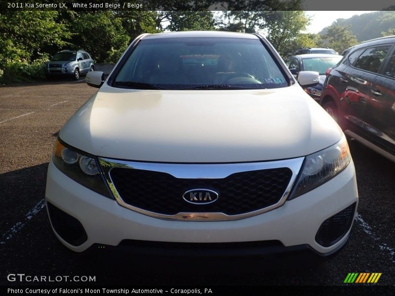 White Sand Beige / Beige 2011 Kia Sorento LX