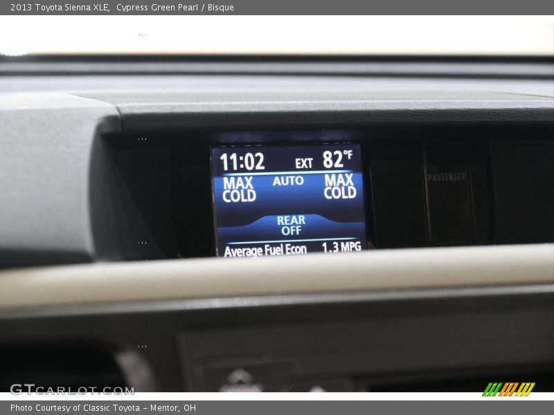 Cypress Green Pearl / Bisque 2013 Toyota Sienna XLE