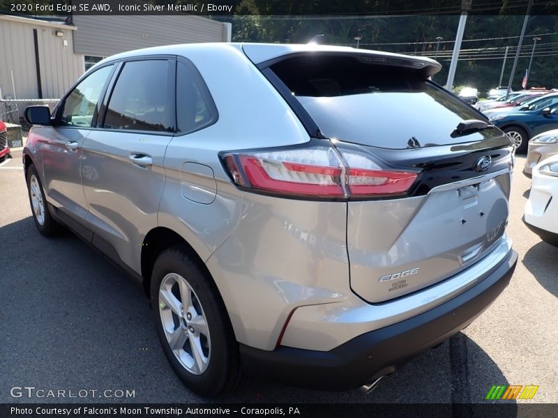 Iconic Silver Metallic / Ebony 2020 Ford Edge SE AWD