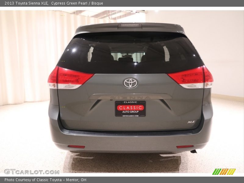 Cypress Green Pearl / Bisque 2013 Toyota Sienna XLE