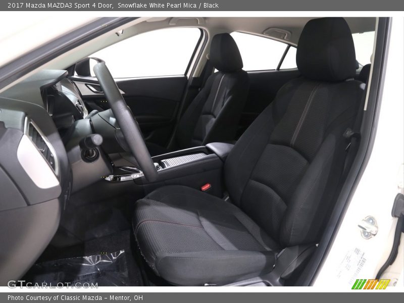 Snowflake White Pearl Mica / Black 2017 Mazda MAZDA3 Sport 4 Door