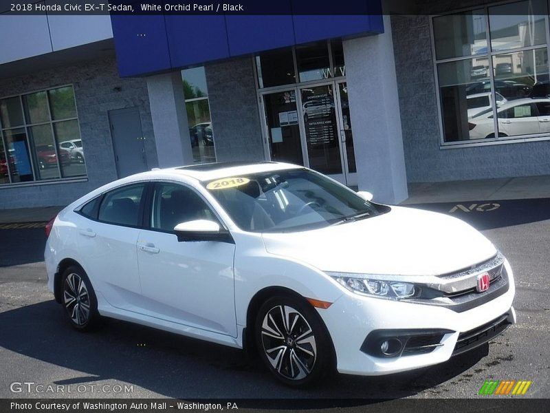 Front 3/4 View of 2018 Civic EX-T Sedan