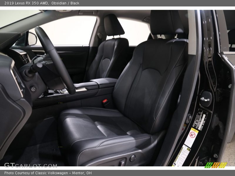 Obsidian / Black 2019 Lexus RX 350 AWD