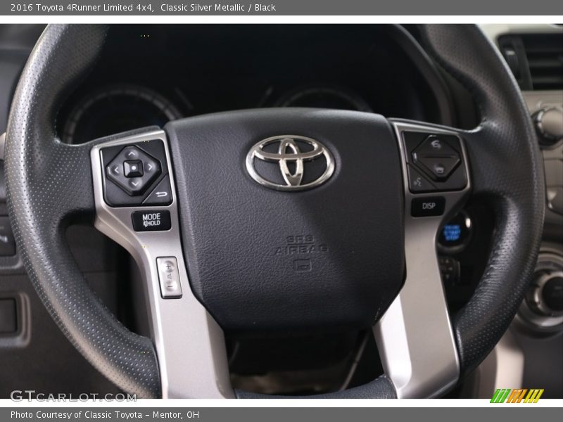 Classic Silver Metallic / Black 2016 Toyota 4Runner Limited 4x4