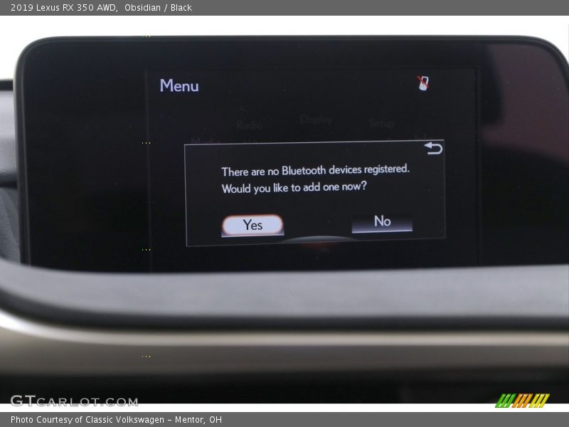 Obsidian / Black 2019 Lexus RX 350 AWD