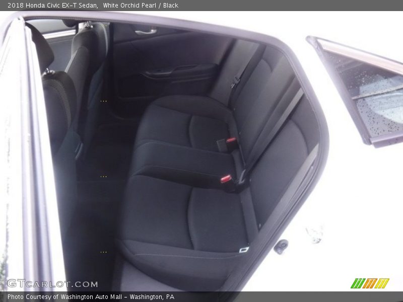 White Orchid Pearl / Black 2018 Honda Civic EX-T Sedan