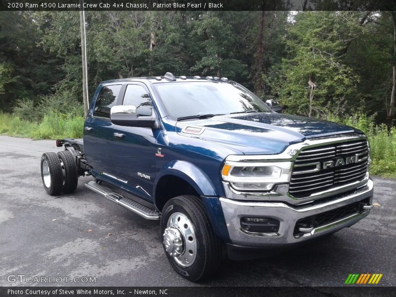 Patriot Blue Pearl / Black 2020 Ram 4500 Laramie Crew Cab 4x4 Chassis