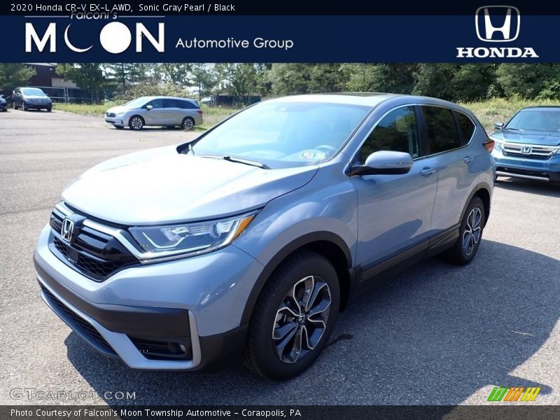 Sonic Gray Pearl / Black 2020 Honda CR-V EX-L AWD