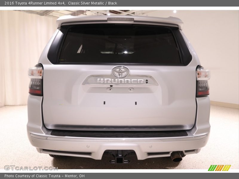 Classic Silver Metallic / Black 2016 Toyota 4Runner Limited 4x4