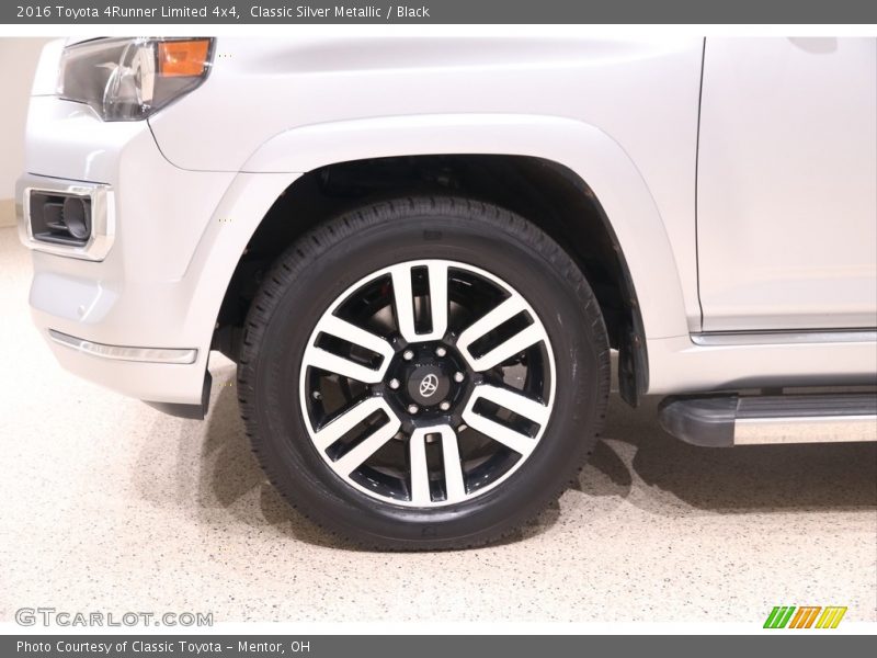 Classic Silver Metallic / Black 2016 Toyota 4Runner Limited 4x4