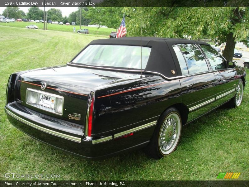 Raven Black / Black 1997 Cadillac DeVille Sedan