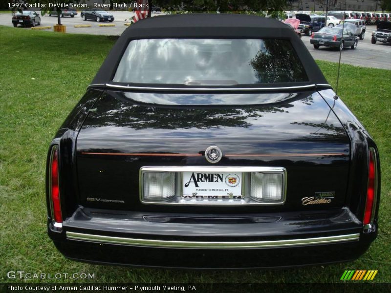 Raven Black / Black 1997 Cadillac DeVille Sedan