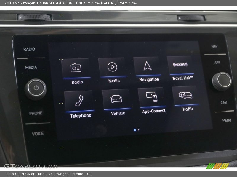 Platinum Gray Metallic / Storm Gray 2018 Volkswagen Tiguan SEL 4MOTION