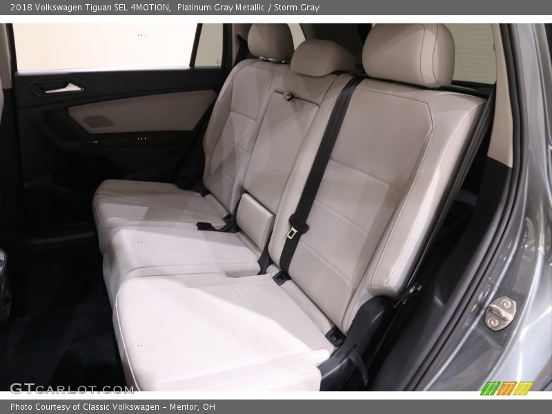 Platinum Gray Metallic / Storm Gray 2018 Volkswagen Tiguan SEL 4MOTION