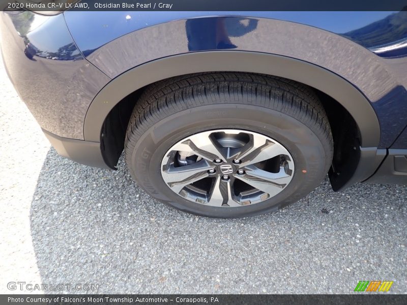 Obsidian Blue Pearl / Gray 2020 Honda CR-V LX AWD