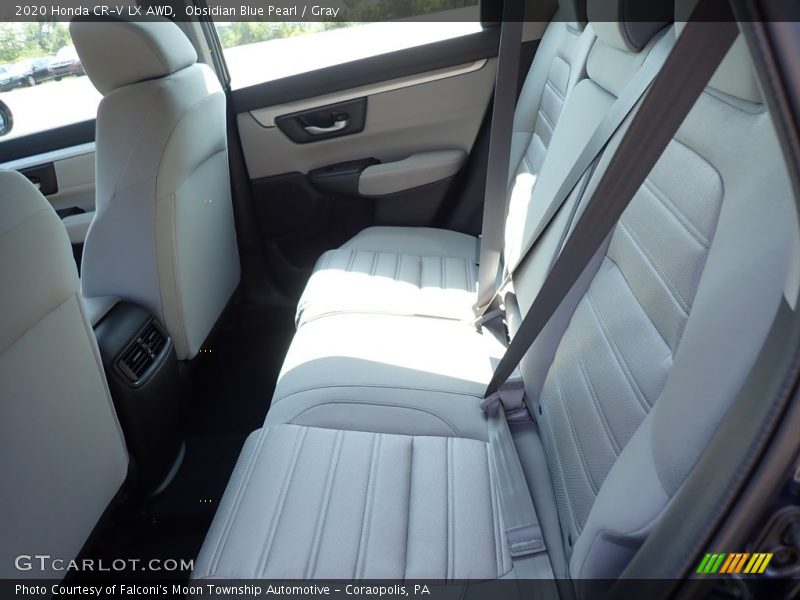 Obsidian Blue Pearl / Gray 2020 Honda CR-V LX AWD
