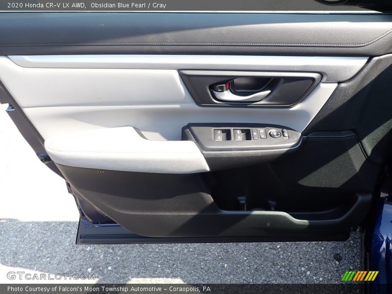 Obsidian Blue Pearl / Gray 2020 Honda CR-V LX AWD
