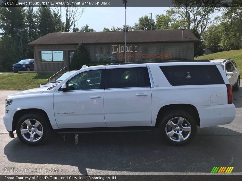 Summit White / Jet Black 2016 Chevrolet Suburban LS 4WD
