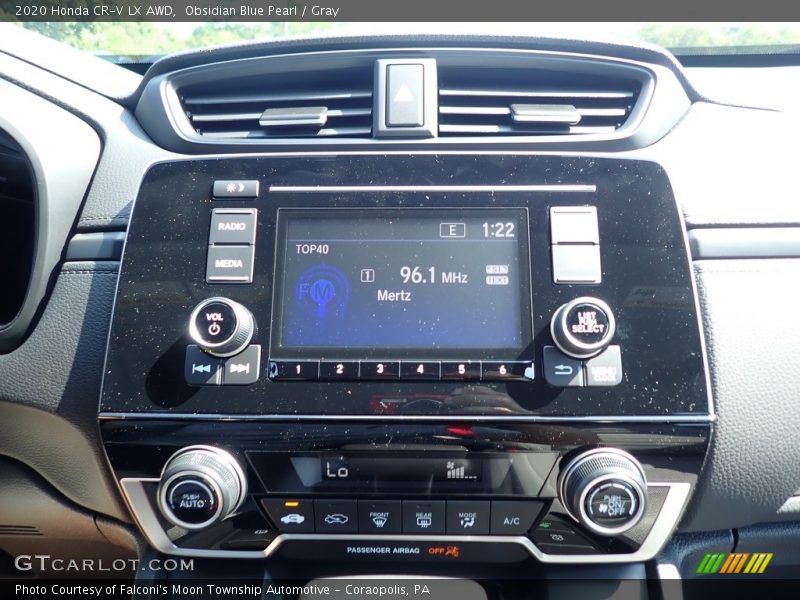 Obsidian Blue Pearl / Gray 2020 Honda CR-V LX AWD