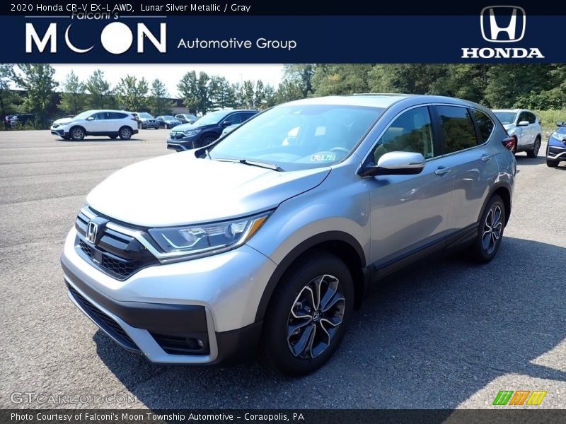 Lunar Silver Metallic / Gray 2020 Honda CR-V EX-L AWD