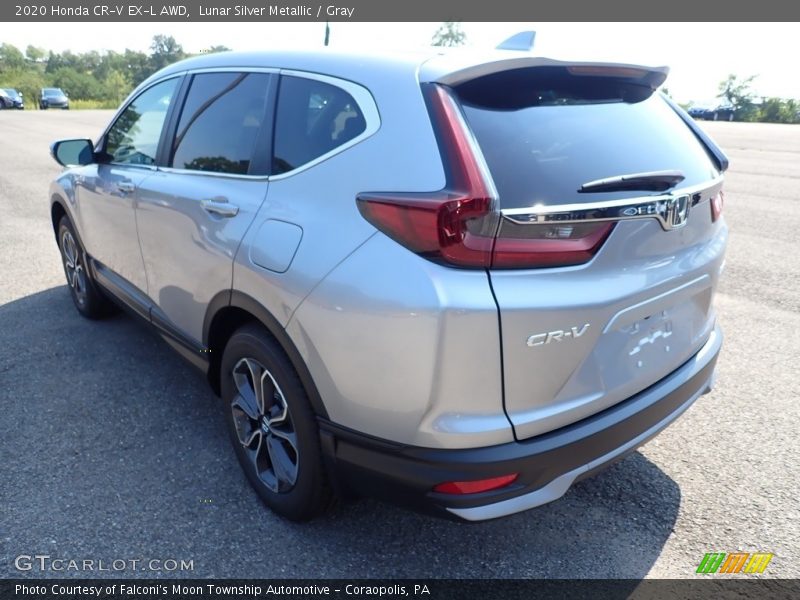 Lunar Silver Metallic / Gray 2020 Honda CR-V EX-L AWD