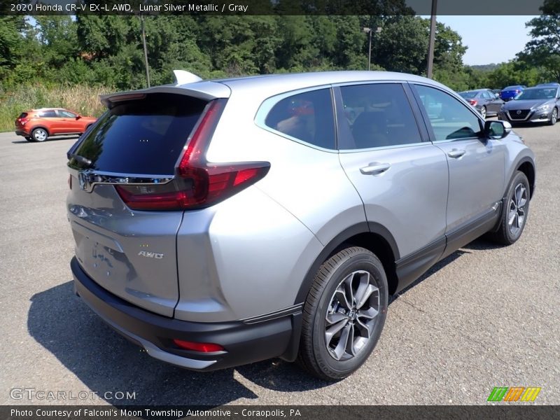 Lunar Silver Metallic / Gray 2020 Honda CR-V EX-L AWD