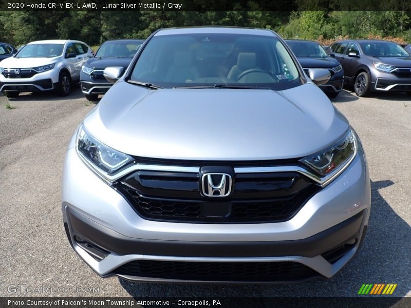 Lunar Silver Metallic / Gray 2020 Honda CR-V EX-L AWD