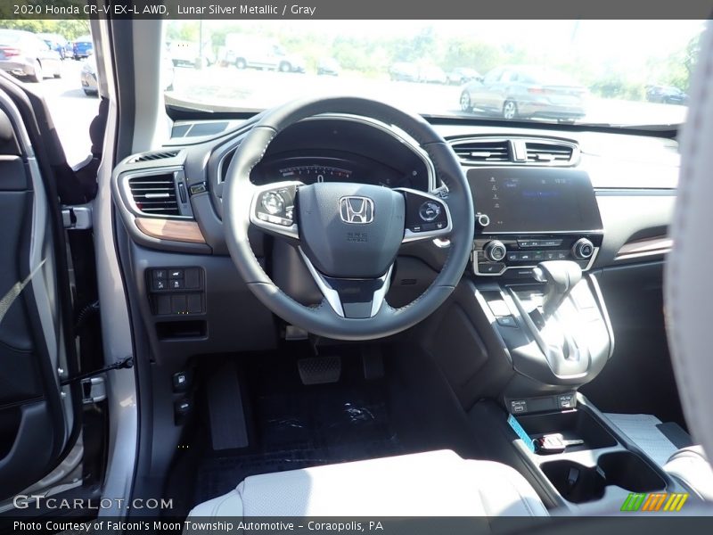Lunar Silver Metallic / Gray 2020 Honda CR-V EX-L AWD