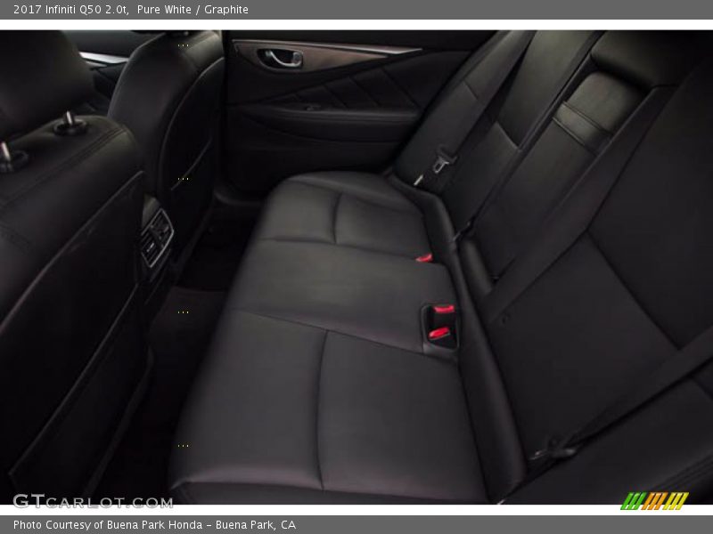 Pure White / Graphite 2017 Infiniti Q50 2.0t