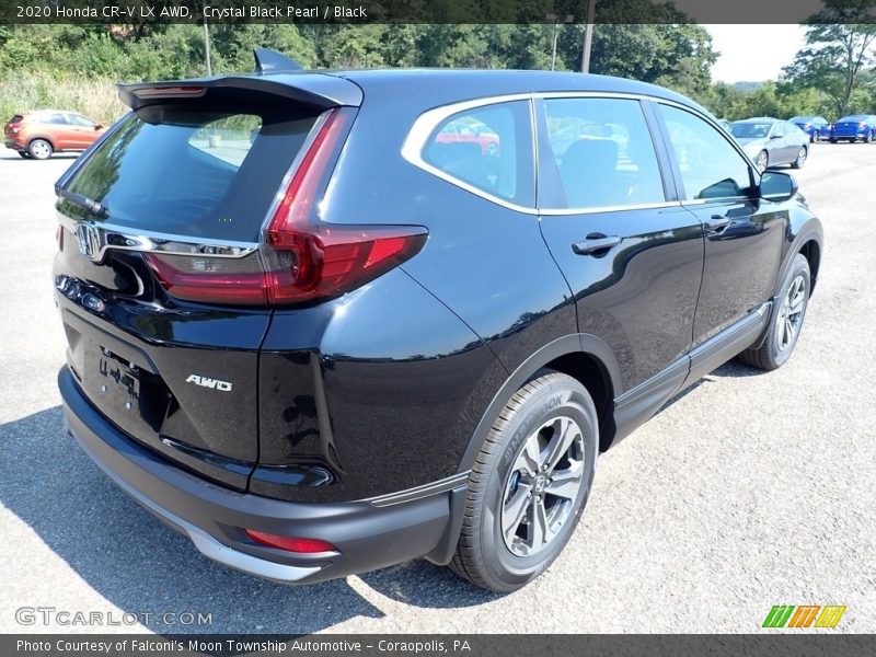 Crystal Black Pearl / Black 2020 Honda CR-V LX AWD