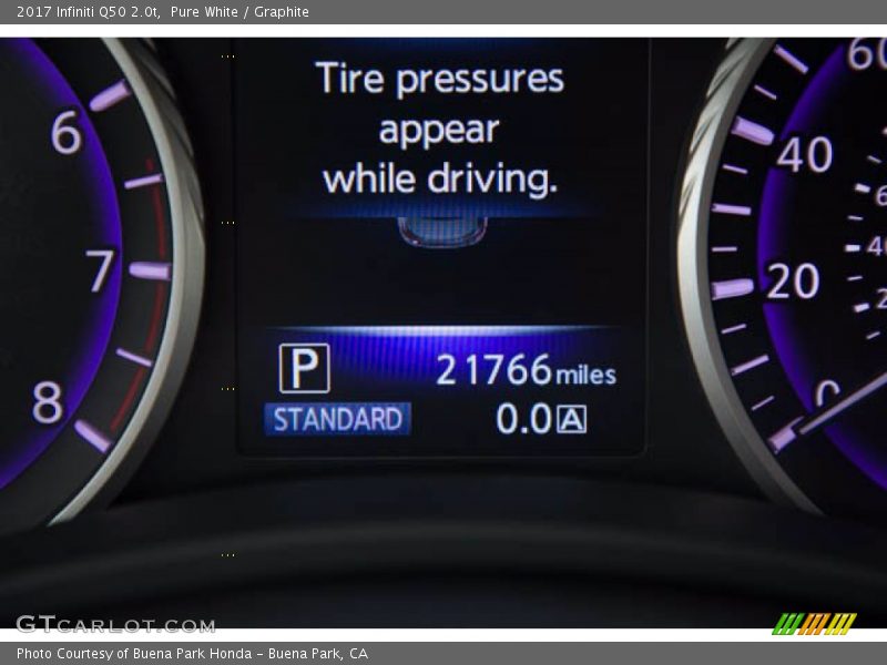 Pure White / Graphite 2017 Infiniti Q50 2.0t