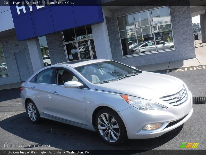 Radiant Silver / Gray 2011 Hyundai Sonata SE