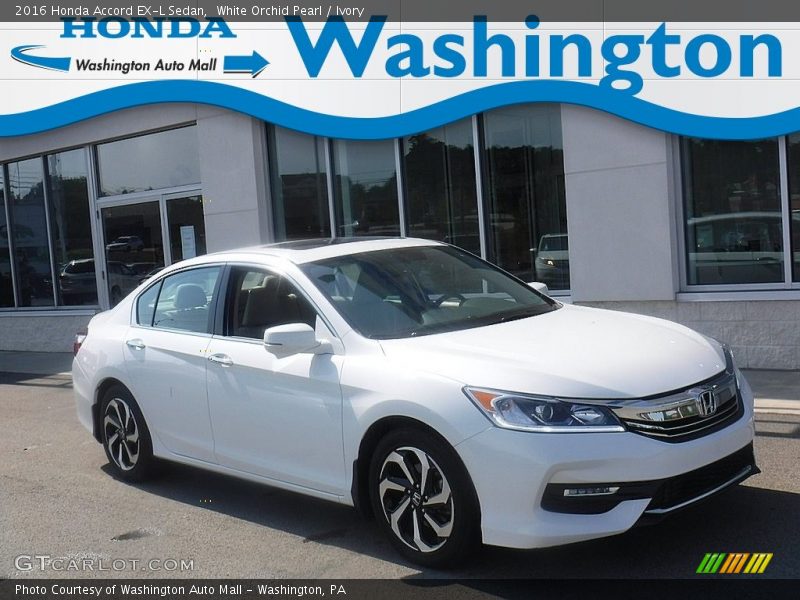 White Orchid Pearl / Ivory 2016 Honda Accord EX-L Sedan