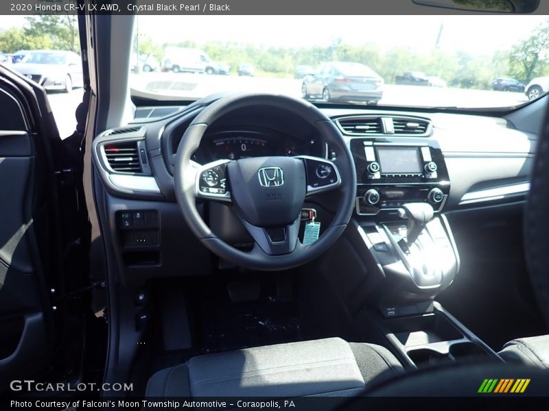 Crystal Black Pearl / Black 2020 Honda CR-V LX AWD