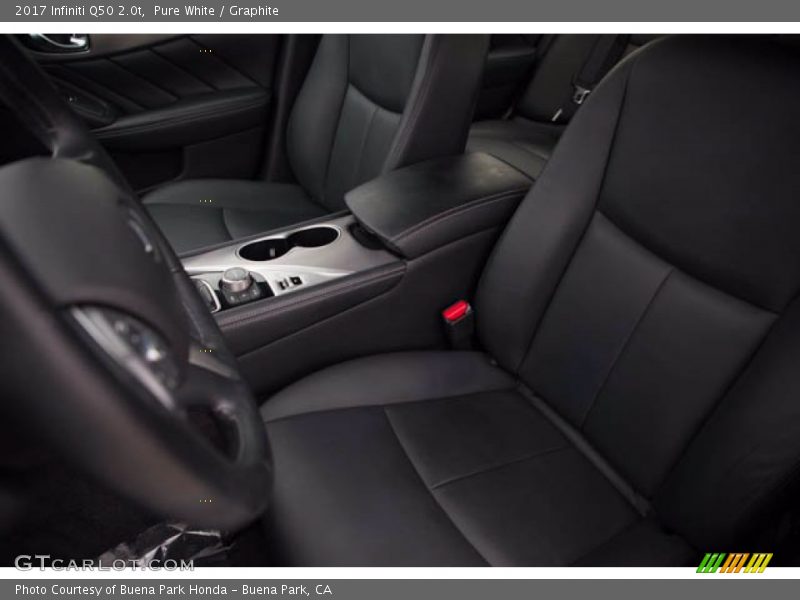 Pure White / Graphite 2017 Infiniti Q50 2.0t