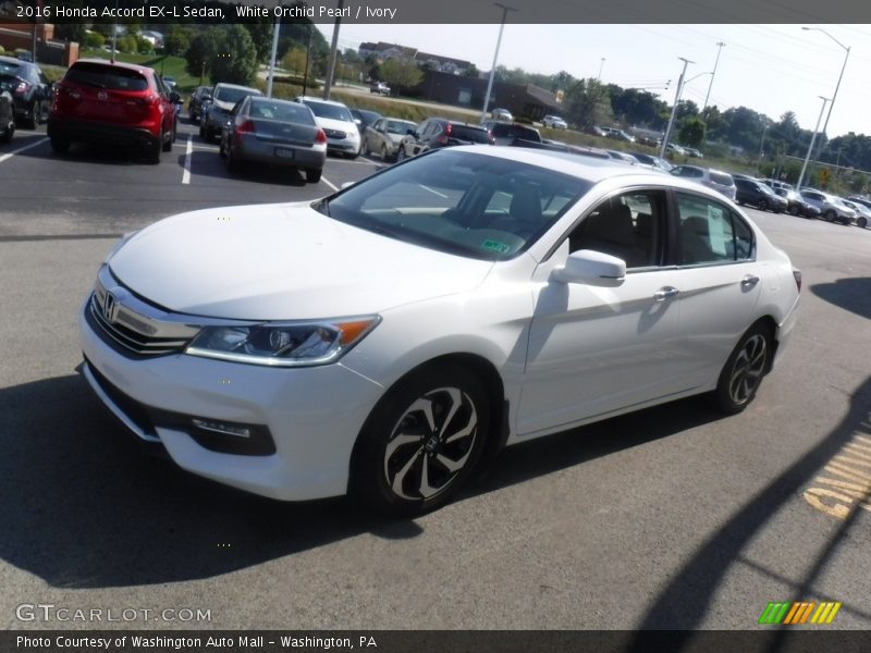 White Orchid Pearl / Ivory 2016 Honda Accord EX-L Sedan