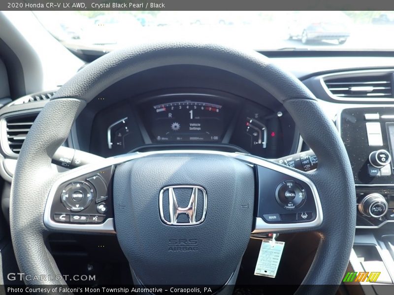 Crystal Black Pearl / Black 2020 Honda CR-V LX AWD