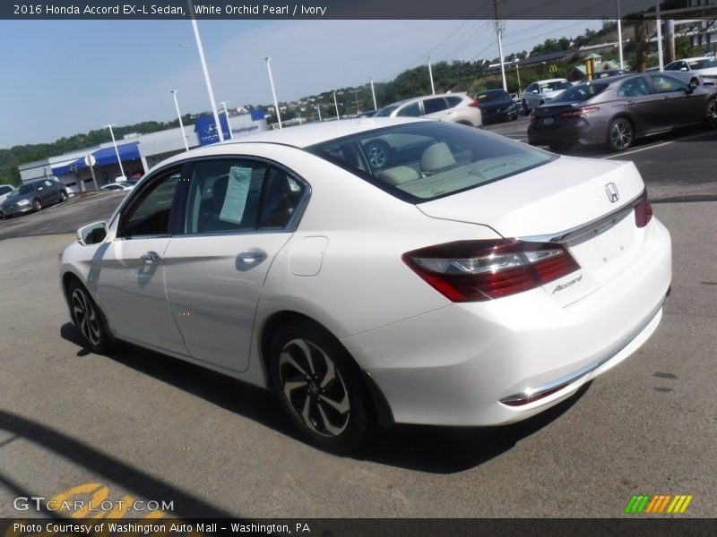 White Orchid Pearl / Ivory 2016 Honda Accord EX-L Sedan