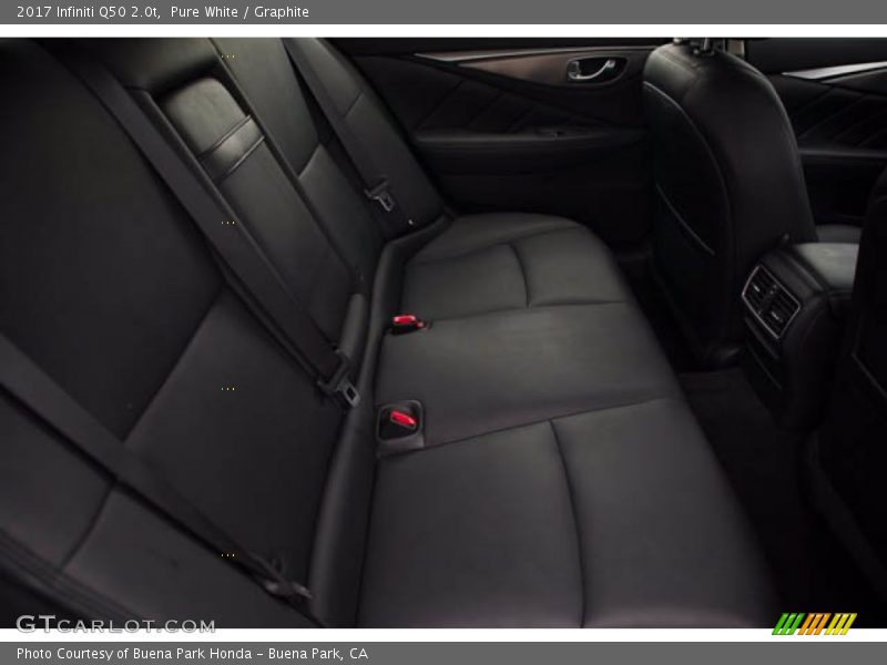 Pure White / Graphite 2017 Infiniti Q50 2.0t