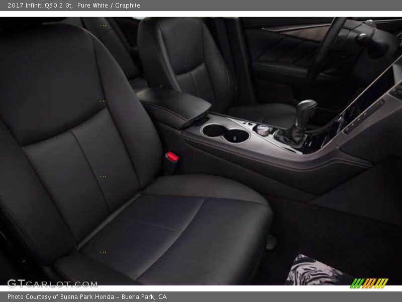 Pure White / Graphite 2017 Infiniti Q50 2.0t