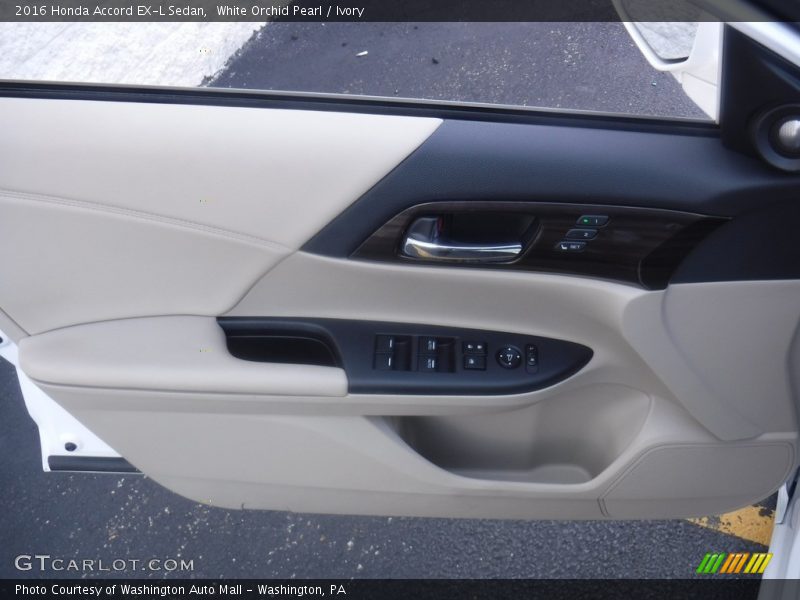 White Orchid Pearl / Ivory 2016 Honda Accord EX-L Sedan