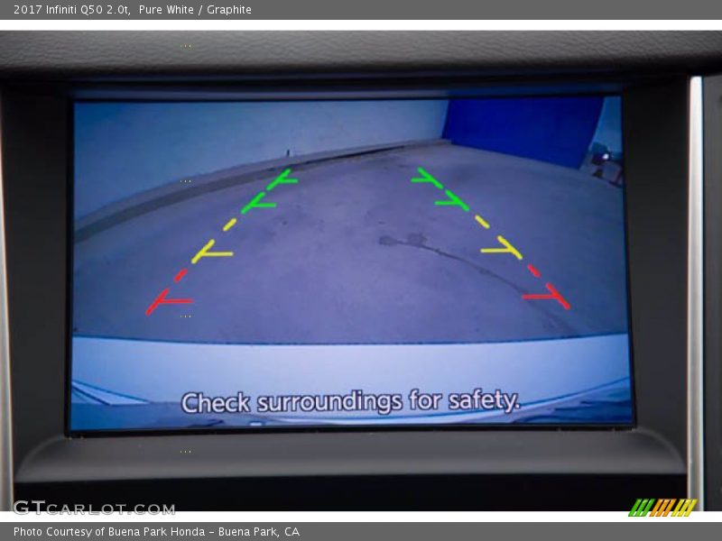 Pure White / Graphite 2017 Infiniti Q50 2.0t